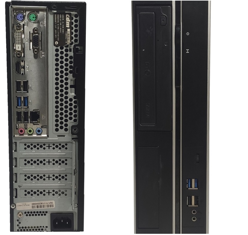 مینی کیس استوک motherboard asus h110m cpu i3 6100 / ram 4gb / hard 250gb