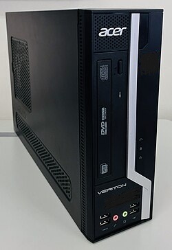 مینی کیس استوک ایسر acer cpu e7500 / ram 2gb / hard hdd 250gb
